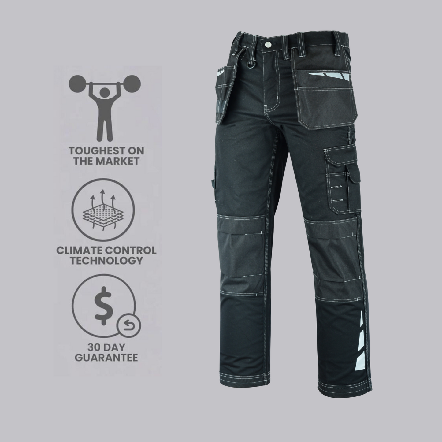 MS9™ Ultra-Stretch Pro Work Cargo Trousers