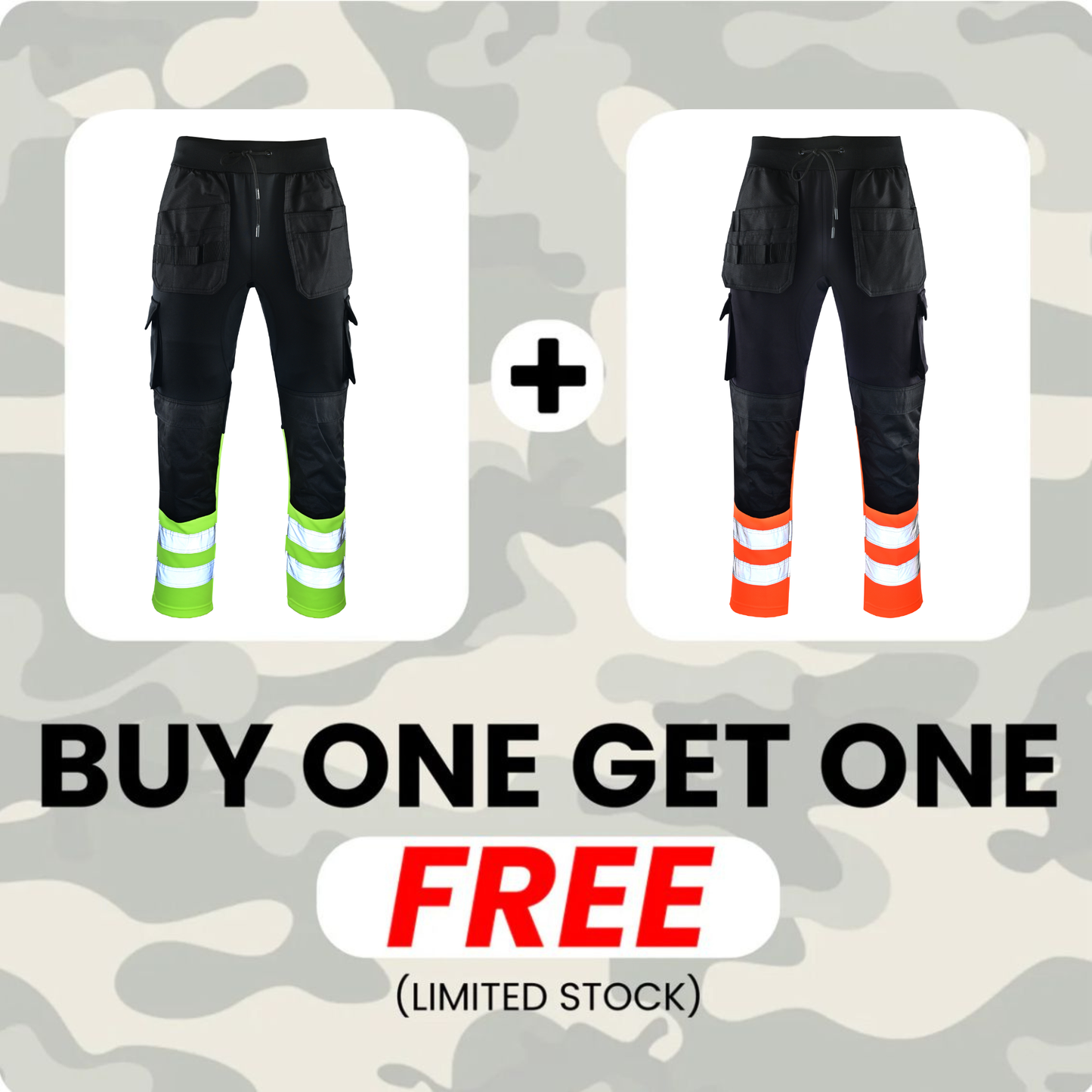 MS9™ Ultra-Stretch Knee Pad Cargo Joggers