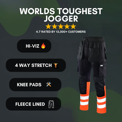 MS9™ Ultra-Stretch Knee Pad Cargo Joggers