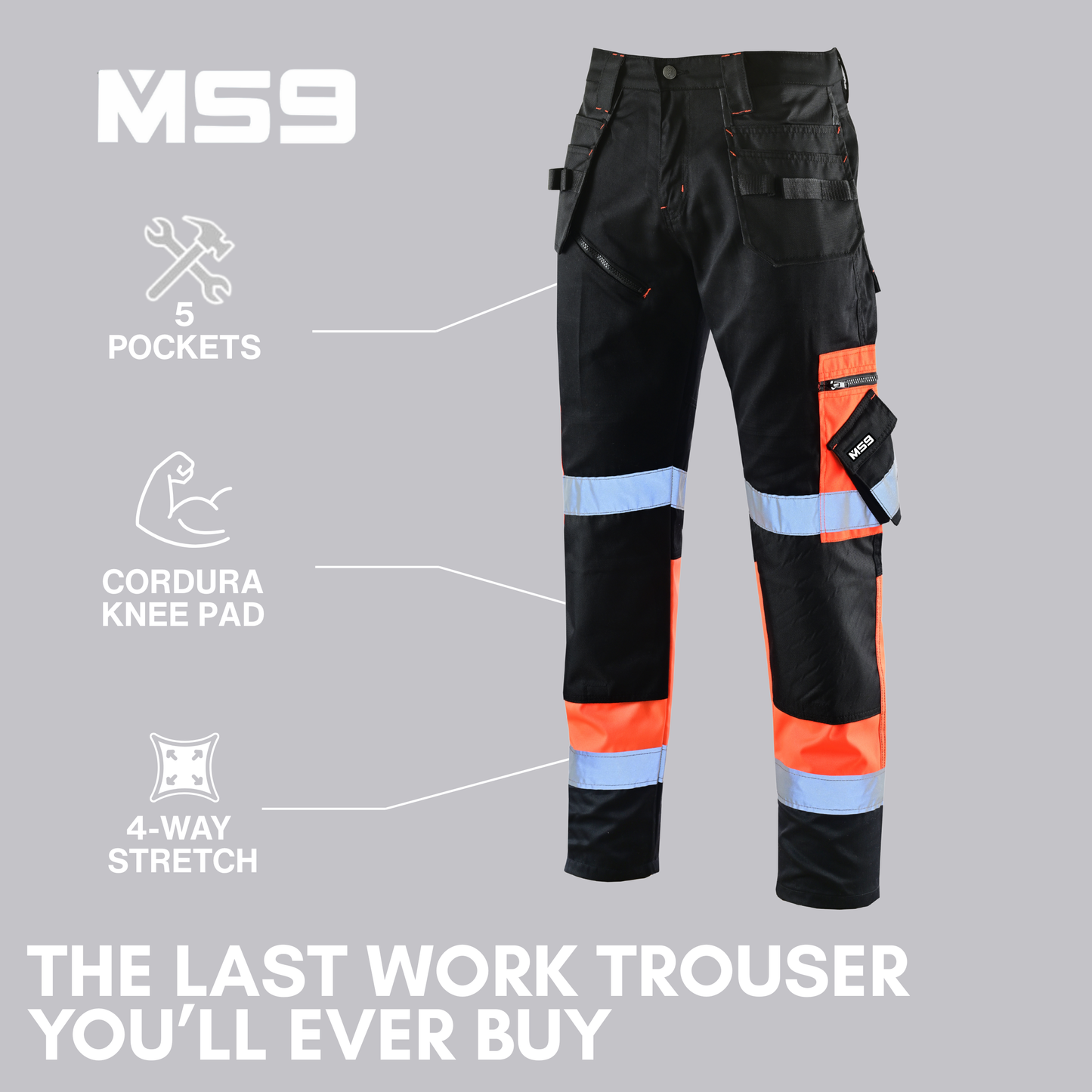 MS9™ Ultra-Stretch Pro Work Cargo Pants