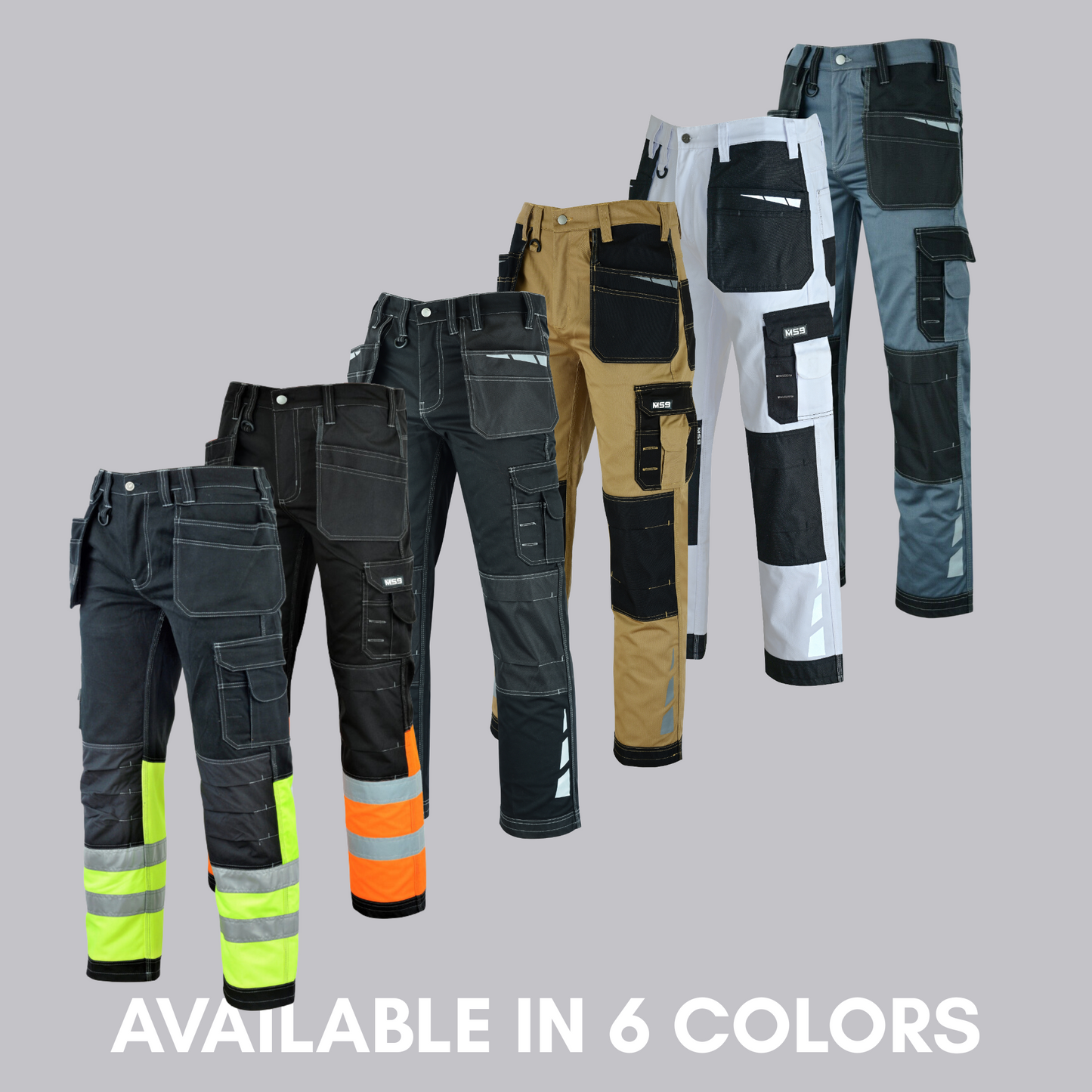 MS9™ Ultra-Stretch Pro Work Cargo Trousers