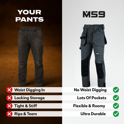 MS9™ Ultra-Stretch Pro Work Cargo Trousers