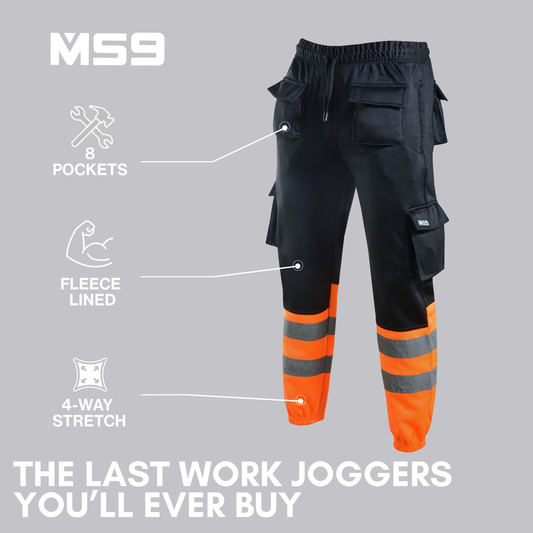 MS9™ Ultra-Stretch Regular Fit Work Cargo Joggers