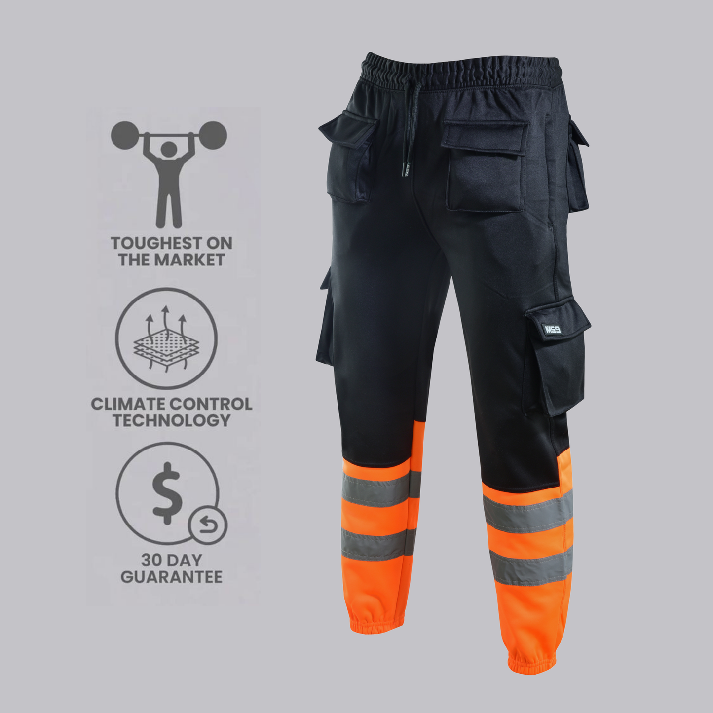 MS9™ Ultra-Stretch Regular Fit Work Cargo Joggers