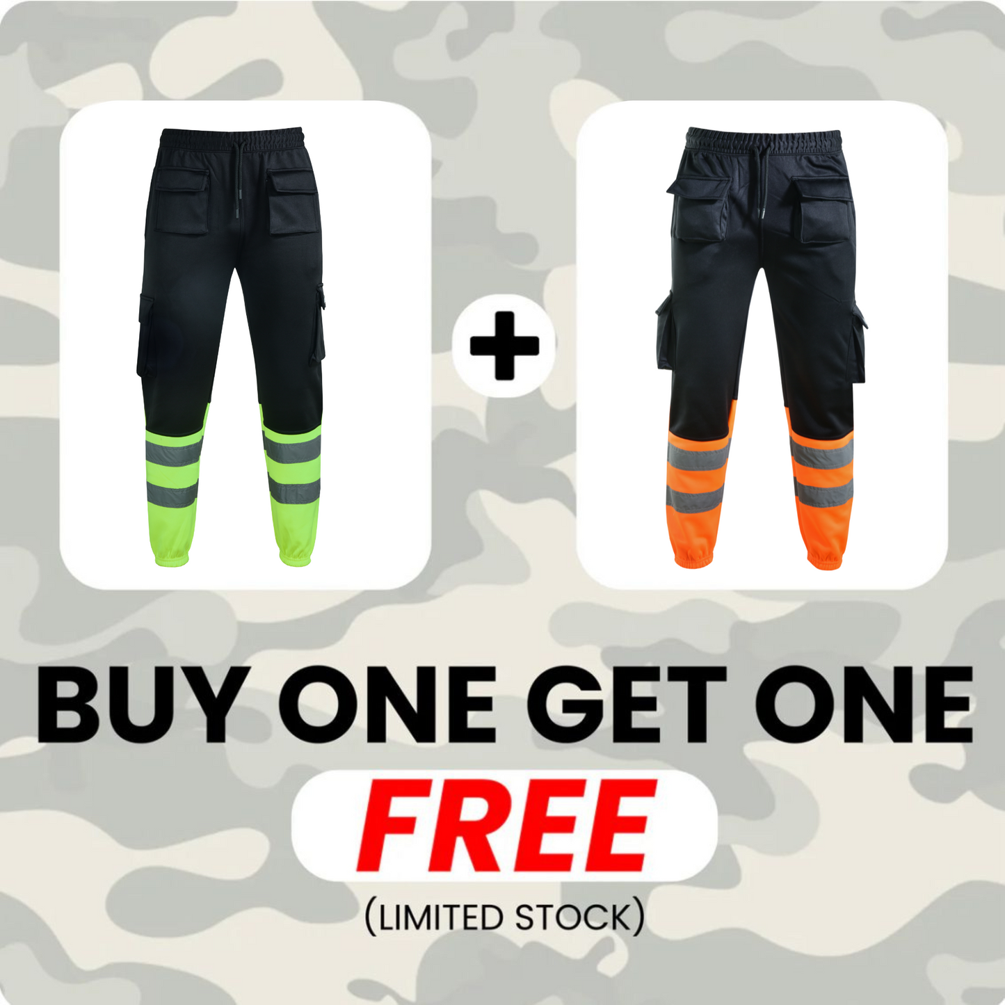 MS9™ Ultra-Stretch Regular Fit Work Cargo Joggers