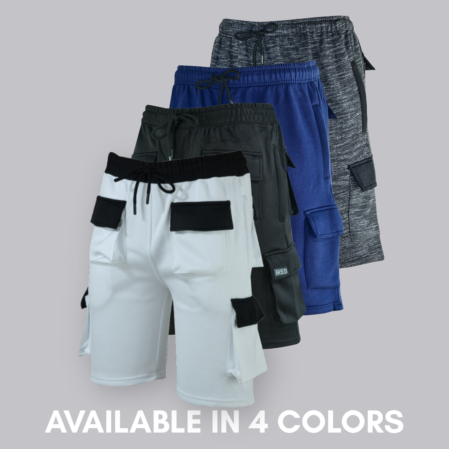 MS9™ Ultra-Stretch Pro Work Cargo Fleece Shorts